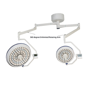 Hôpital Double plafond monté de lampe sans ombre de la lampe sans ombre